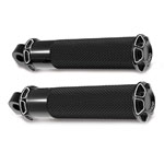 BEVELED FUSION BLACK FOOTPEGS