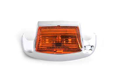 CHROME FRONT FENDER TIP WITH LIGHT