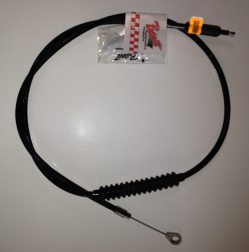 Black Vinyl Clutch Cable +6 in Barnett ~ 101-30-10010-06