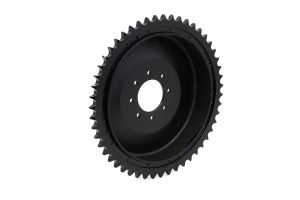 REAR BRAKE DRUM BLACK