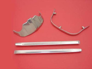 STAINLESS STEEL FRONT FENDER TIP KIT