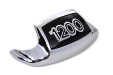 CHROME & BLACK FRONT FENDER TIP 1200