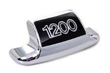 CHROME & BLACK REAR FENDER TIP '1200'