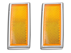 FRONT AMBER REFLECTOR SET