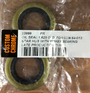 TIMKEN STAR HUB OIL SEAL 1.625