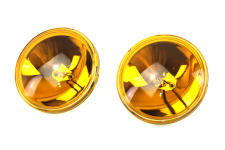 12 VOLT AMBER SEALED BEAM SPOTLIGHT SET