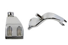 FOOTPEG MOUNT KIT CHROME